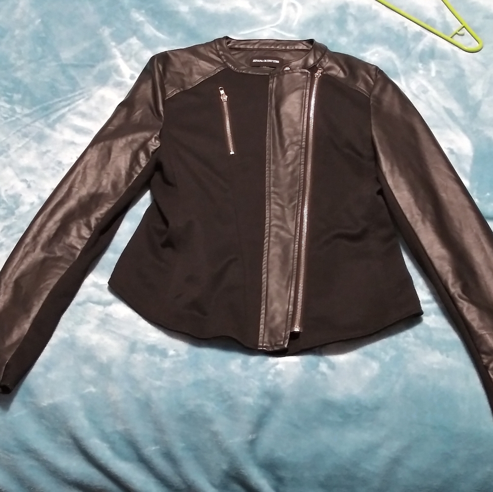 NWOT Zenana Outfitters faux leather jacket